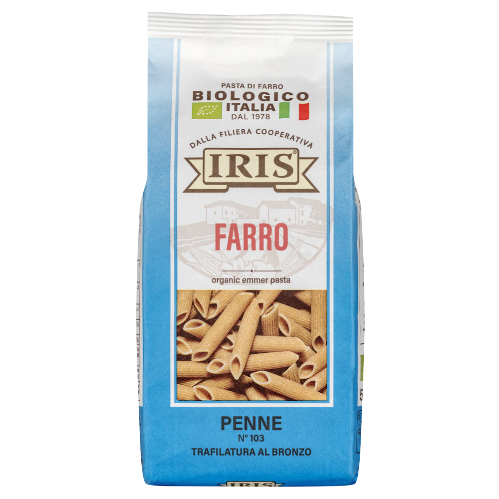 IRIS Bio semi-wholemeal spelt penne