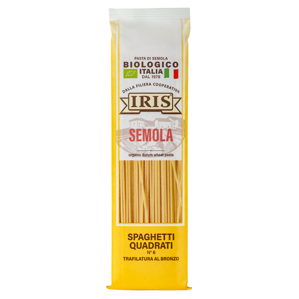 Spaghetto Quadrato semola bio IRIS 500g