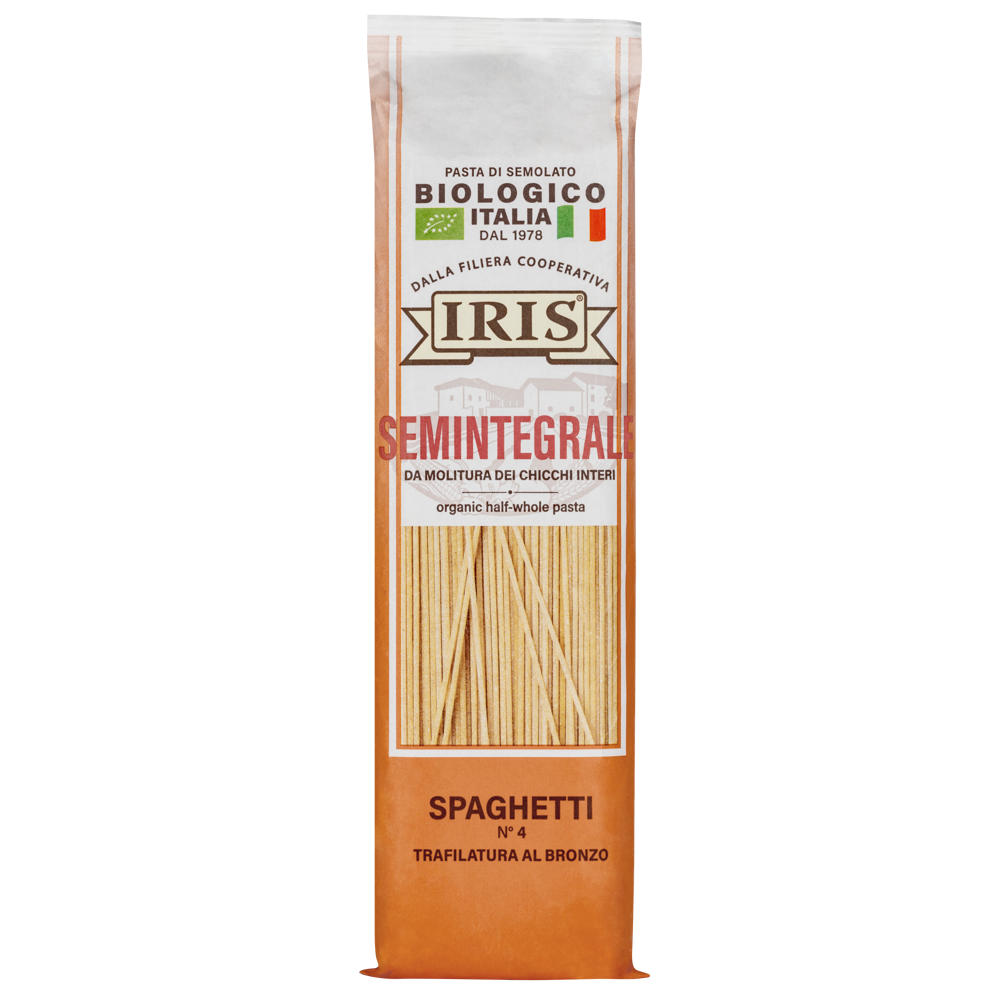 Spaghetti semola semi integrale IRIS Bio