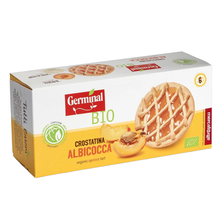Crostatina Albicocca 6 pz "Equosolidale"