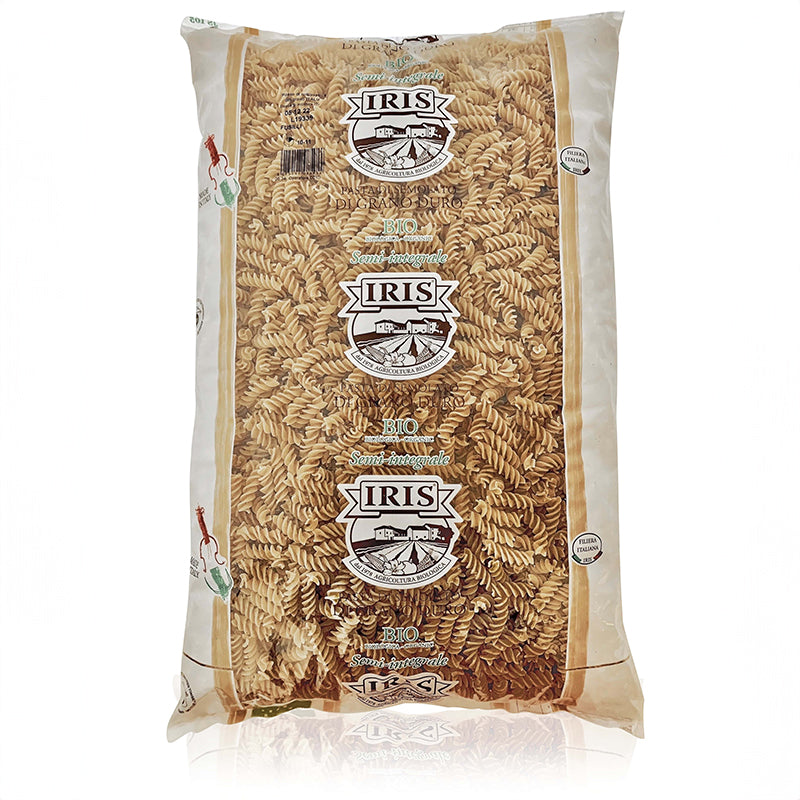 IRIS Bio Fusilli made from semi-wholegrain durum wheat semolina