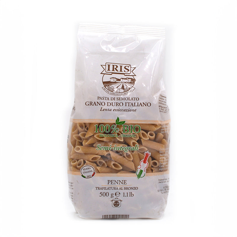 Penne semola semi integrale IRIS Bio