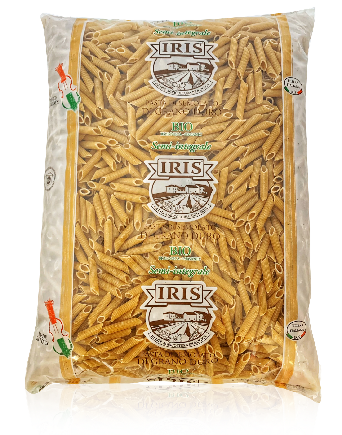 Penne semola semi integrale IRIS Bio
