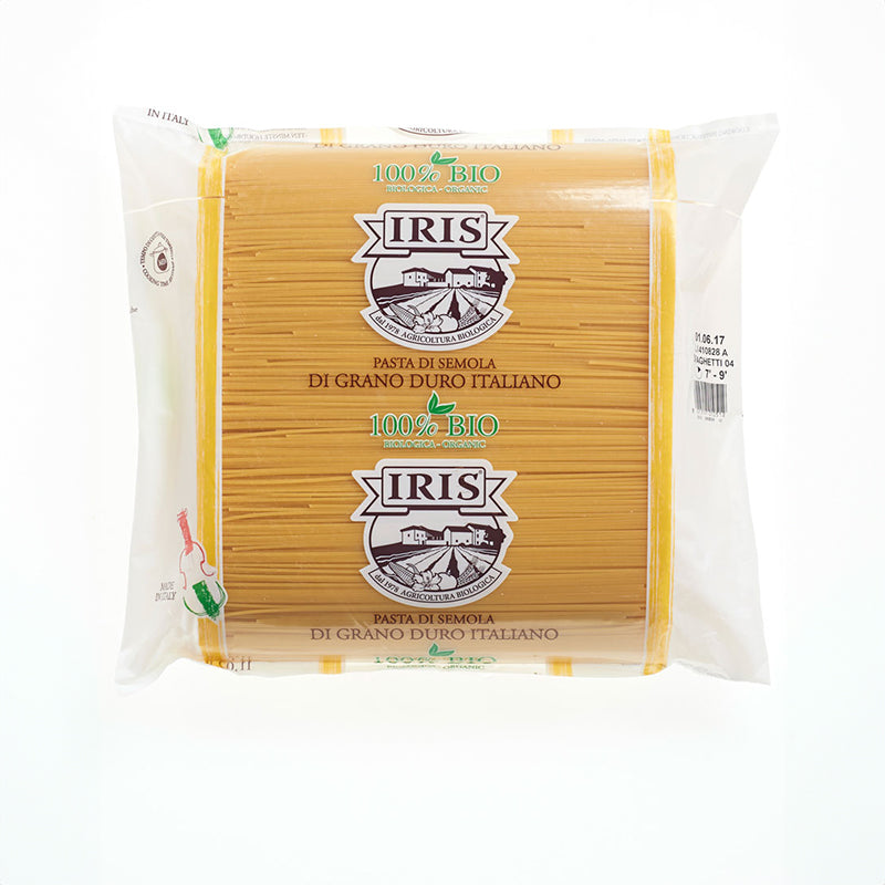 IRIS Bio Spaghetti made from organic durum wheat semolina