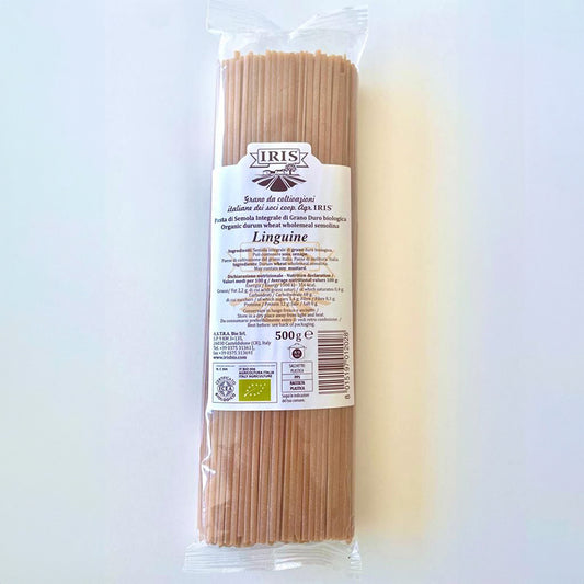 IRIS Bio wholemeal linguine made from durum wheat semolina