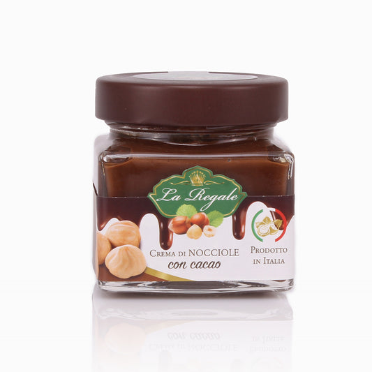 Crema di nocciole con cacao