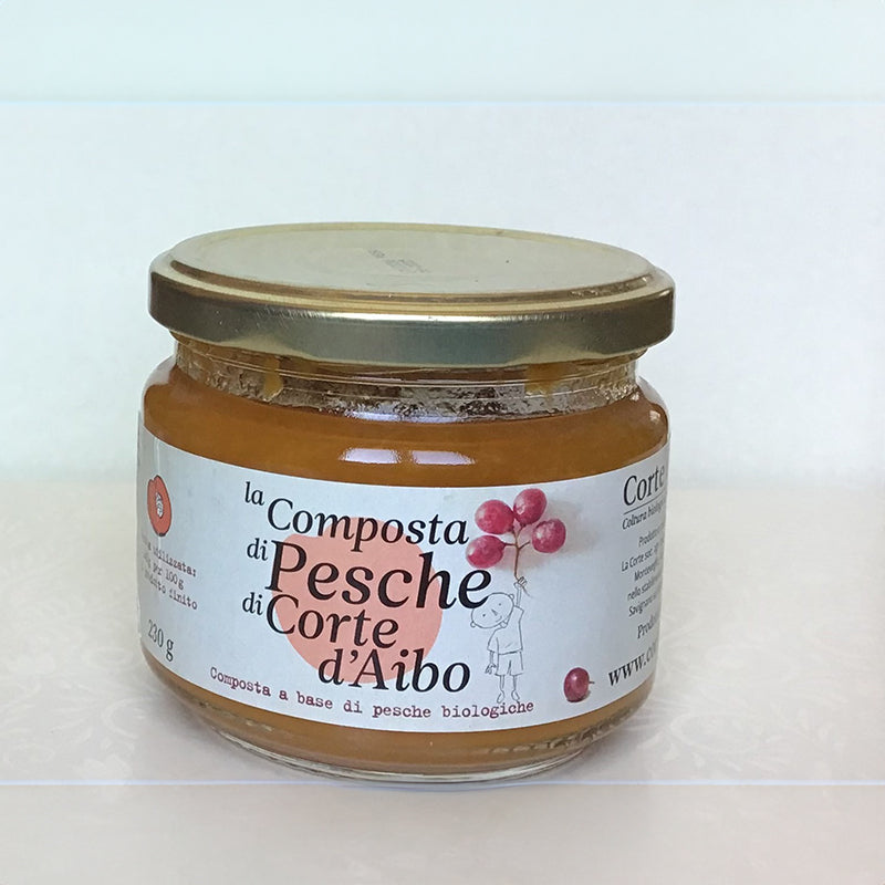 Bio Peach compote