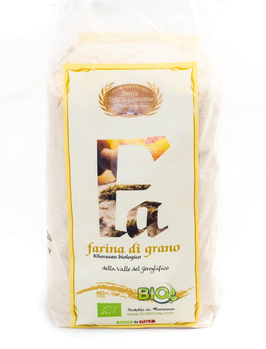Farina Khorasan macinata a pietra grano antico bio 1 kg