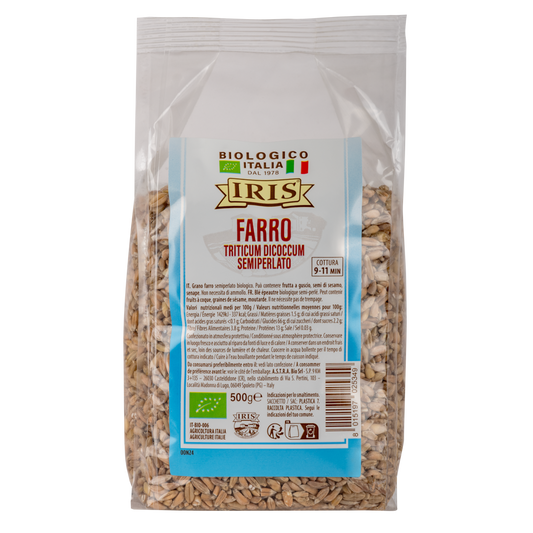 IRIS Bio semi-pearled spelt 500 g