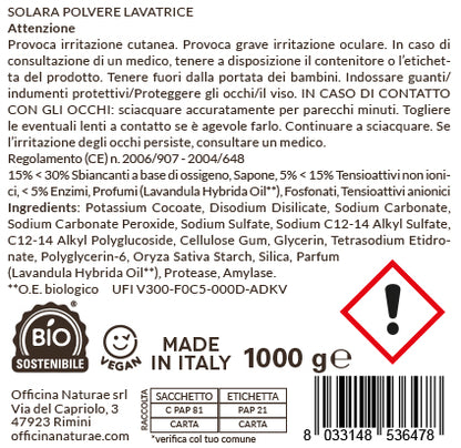 Detersivo Polvere Lavatrice Ecologico Concentrato