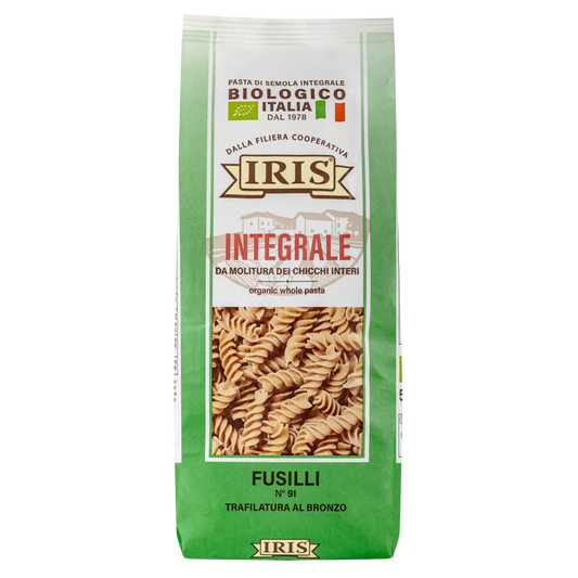IRIS Bio Fusilli made from organic wholewheat durum wheat semolina