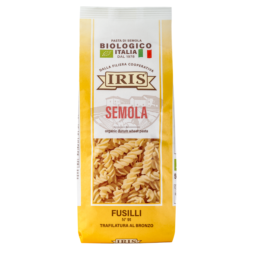 IRIS Bio Fusilli made from durum wheat semolina