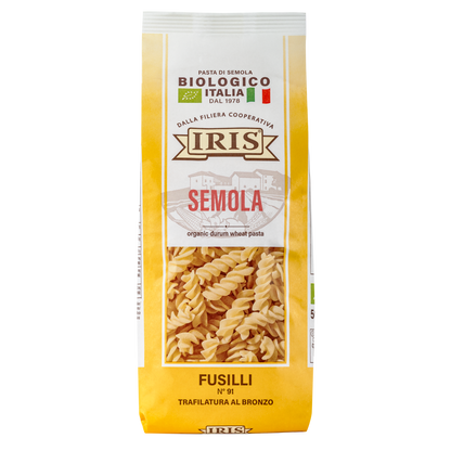 IRIS Bio Fusilli made from durum wheat semolina