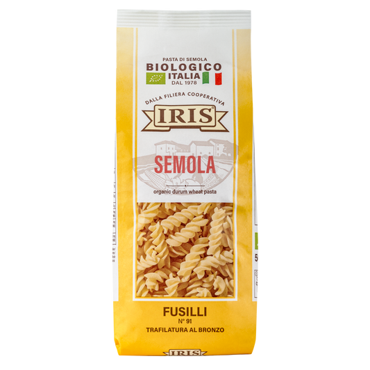 IRIS Bio Fusilli made from durum wheat semolina