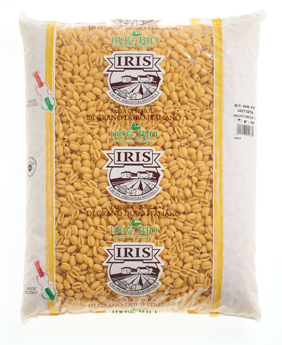 Gnocchetti sardi di semola bio IRIS 5 kg