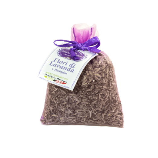 Fiori di Lavanda biologici in sacchetto di organza