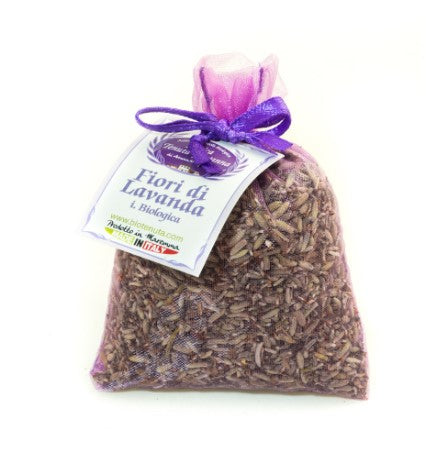 Fiori di Lavanda biologici in sacchetto di organza
