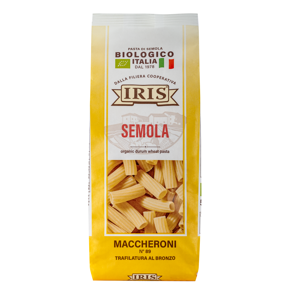 IRIS Bio Macaroni made from durum wheat semolina