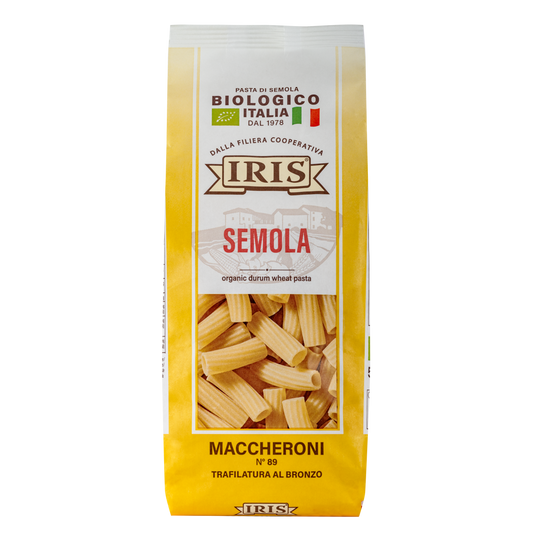 IRIS Bio Macaroni made from durum wheat semolina