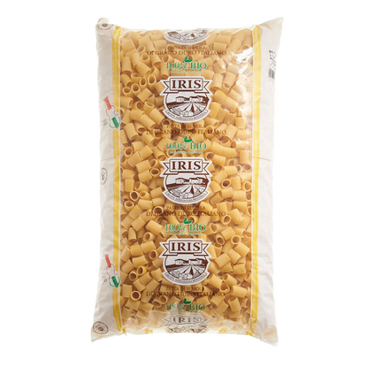 Mezze Maniche semola bio IRIS 5 kg