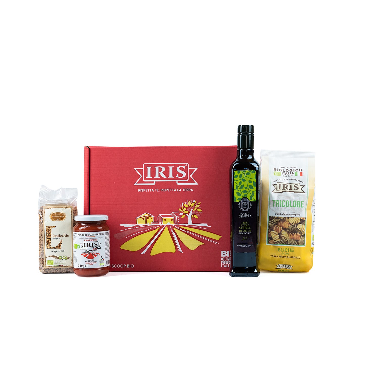 Confezione natalizia gustosa tutto biologico