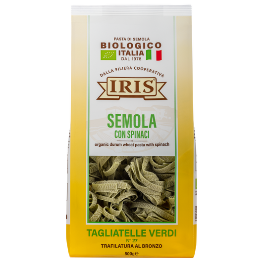 IRIS Bio Green Tagliatelle Nests with spinach