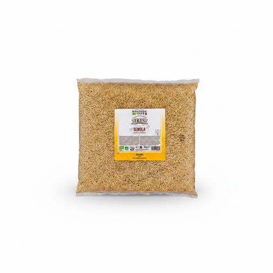 Avena semola bio IRIS 3kg - sfondo bianco quadrato