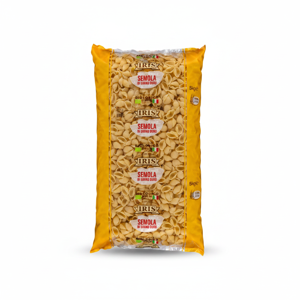Conchiglioni semola 5kg - sfondo bianco quadrato