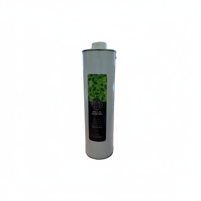 Olio extravergine di oliva biologico 1 litro - sfondo bianco quadrato