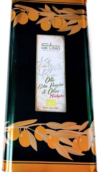 Olio extravergine di oliva biologico dolce 5 LITRI