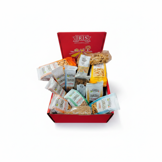 Pacco pasta soci agricoltori IRIS bio - sfondo bianco quadrato