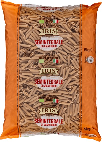 Penne semola semi integrale IRIS Bio 5 kg