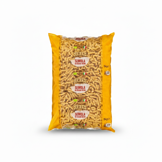 Spirelli semola 5kg - soggetto ridotto sfondo bianco