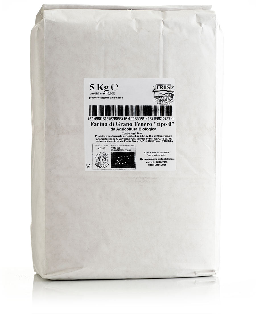 Soft wheat flour type 0 organic IRIS