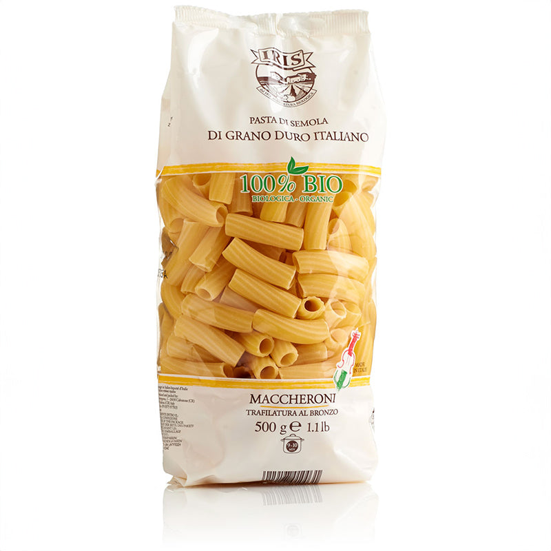 IRIS Bio Macaroni made from durum wheat semolina