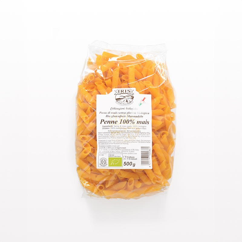 IRIS organic 100% corn Penne - Gluten Free