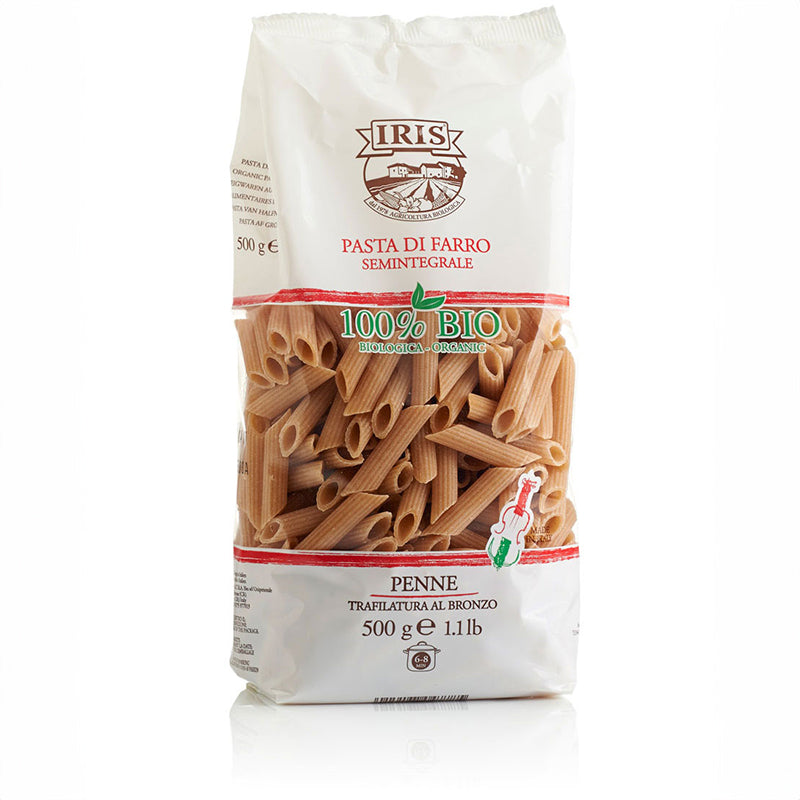 IRIS Bio semi-wholemeal spelt penne