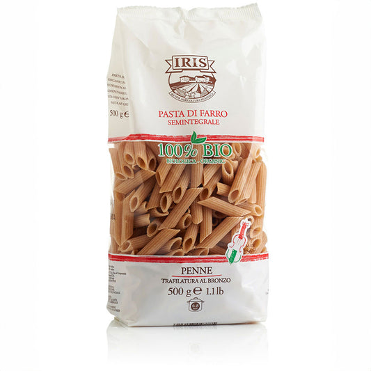 IRIS Bio semi-wholemeal spelt penne