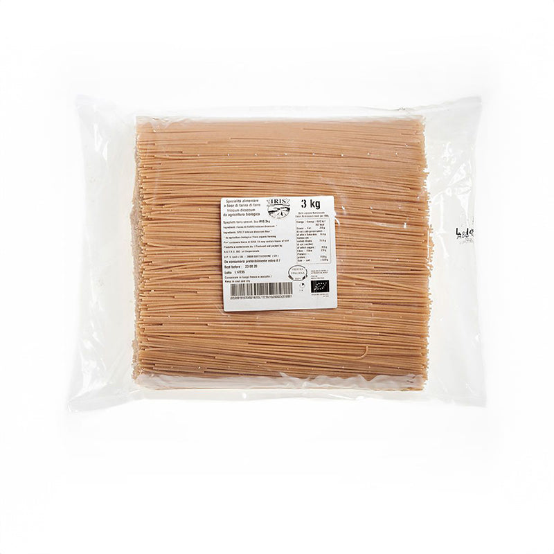 IRIS Bio Semi-wholemeal spelt spaghetti