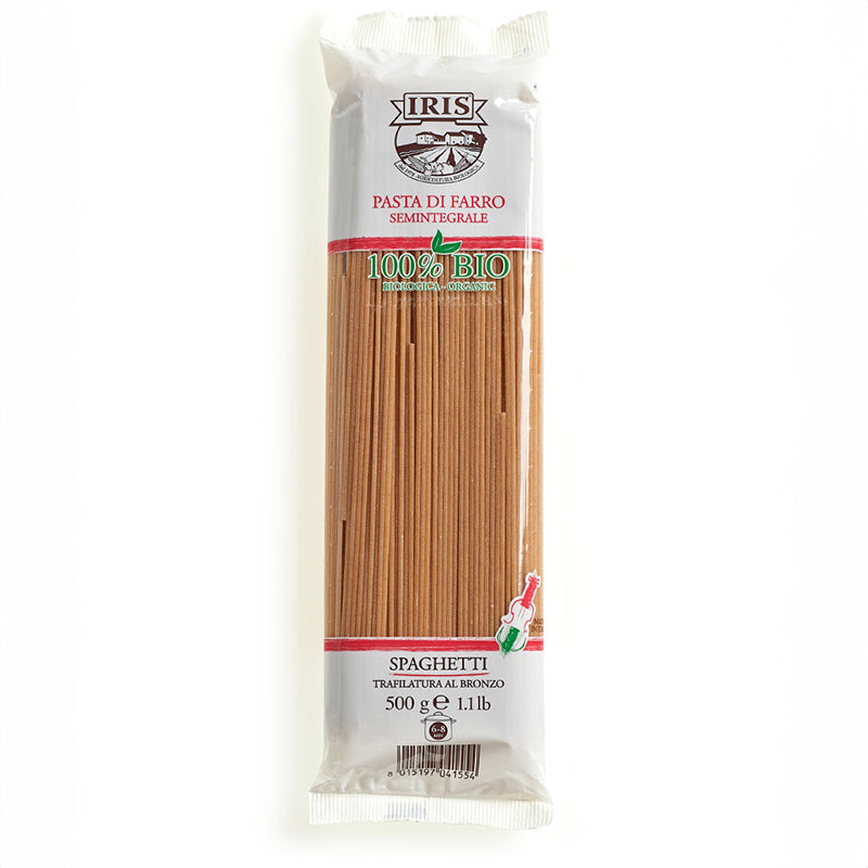 IRIS Bio Semi-wholemeal spelt spaghetti